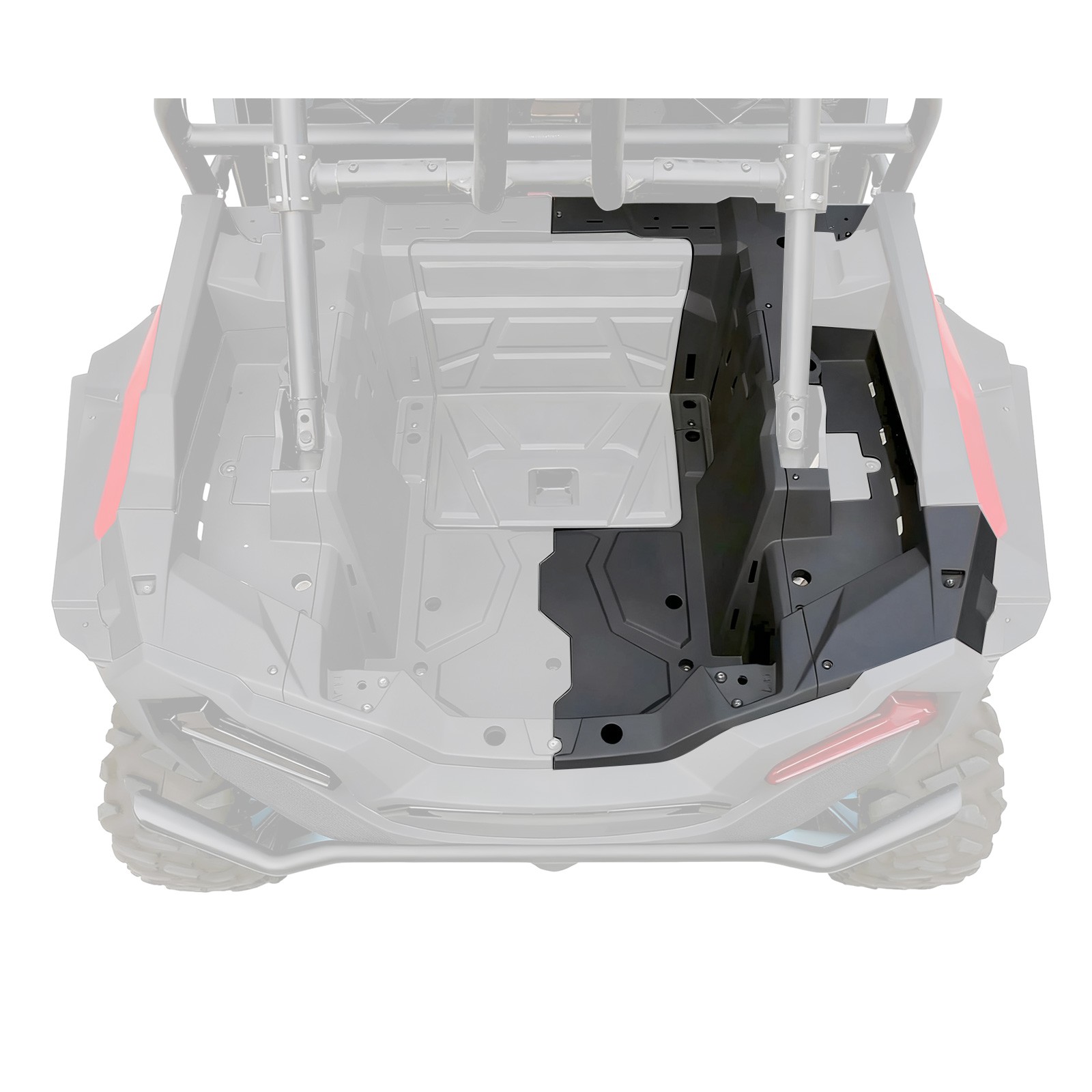 rs125 箱シート Right Side 3in1 Rear Bed Box for Polaris RZR XP 1000/ Turbo S 2014