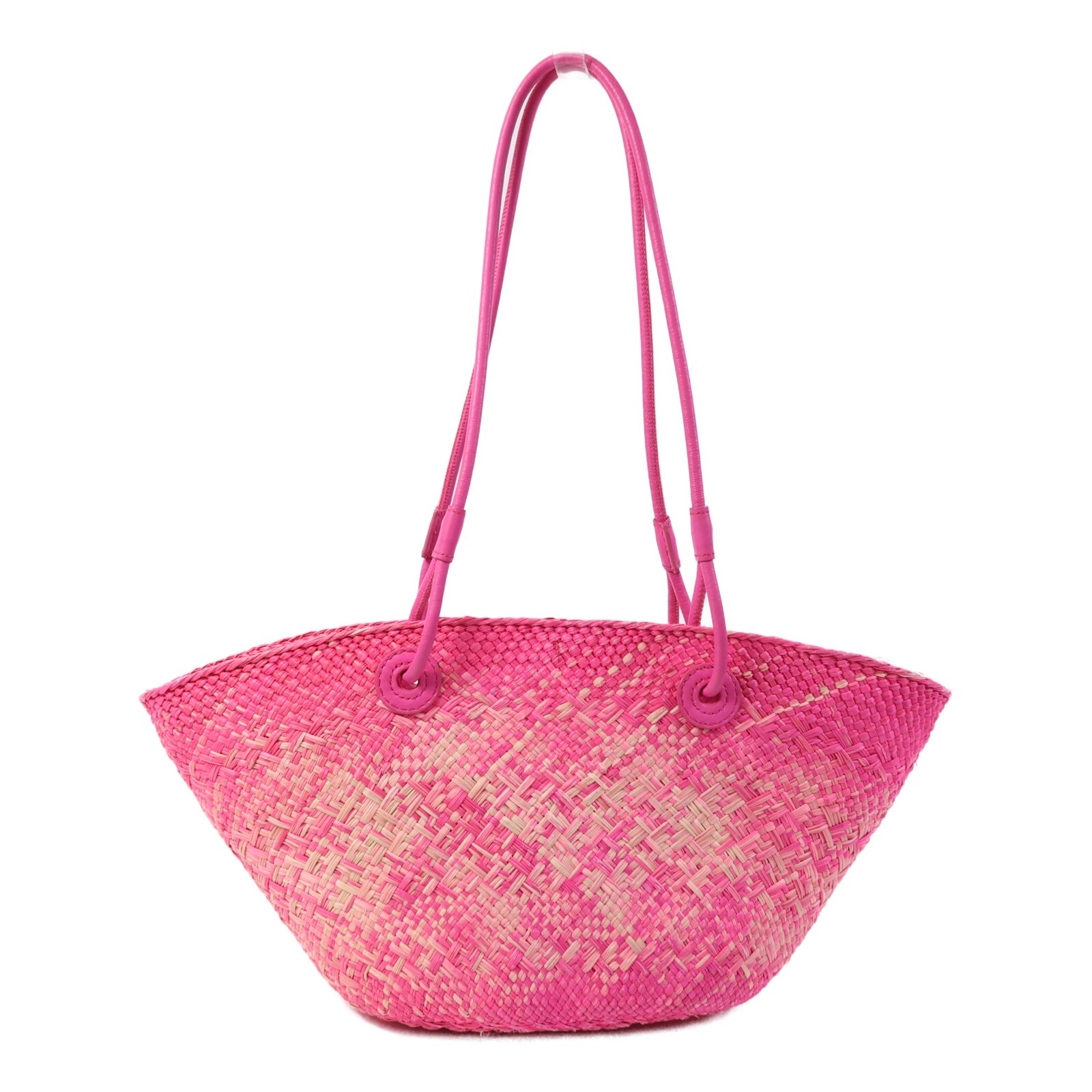 LOEWE Anagram Small Shoulder Bag Raffia Pink | eBay