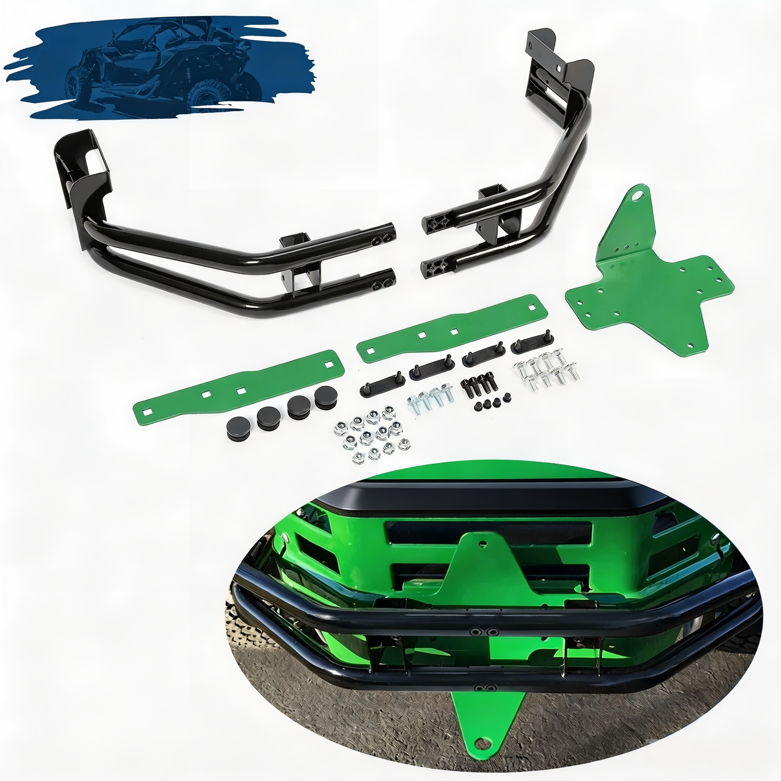For John Deere Z235 Z255 Z335E Zero-Turn Mowers Rear Bumper Bar +