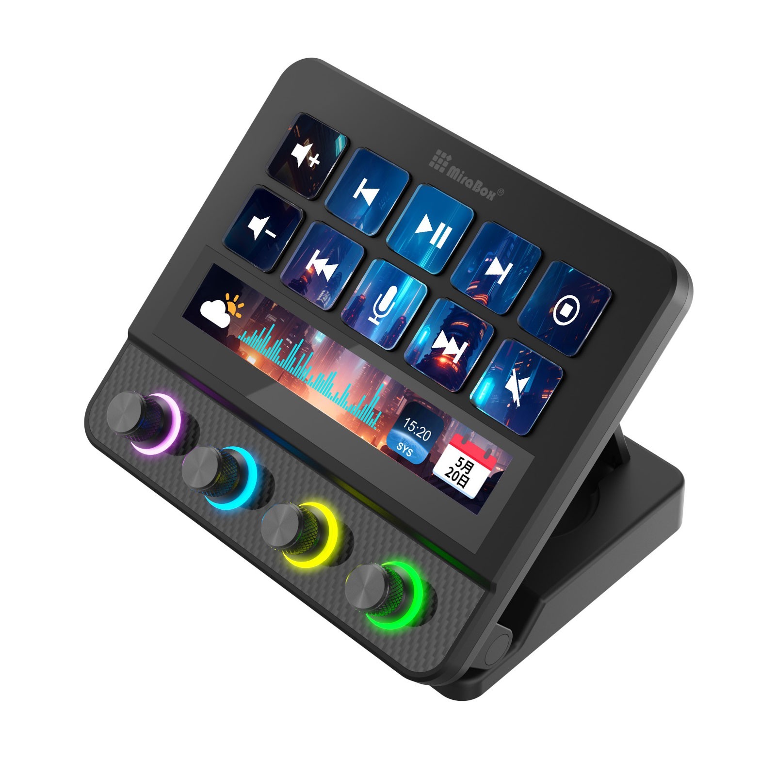 Stream Deck N4 Pro ストリームデック カスタムキーボード New MiraBox N4 Pro Stream Deck Visual Custom Keyboard 0-60