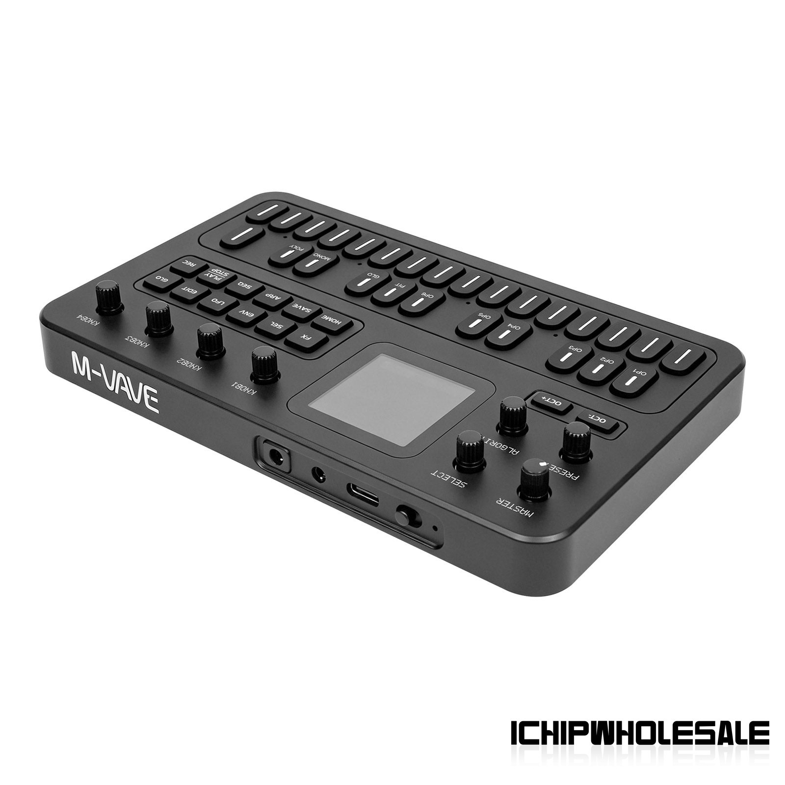 M-VAVE FM-1 ブラック FMシンセサイザー M-VAVE FM-1 Audio FM Synthesizer 3Ch MIDI Built-in 6 Effects 3.5mm