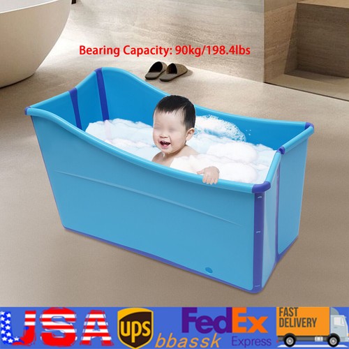 Portable Folding Bathtub Adult SPA Soaking Bath Bucket Foldable
