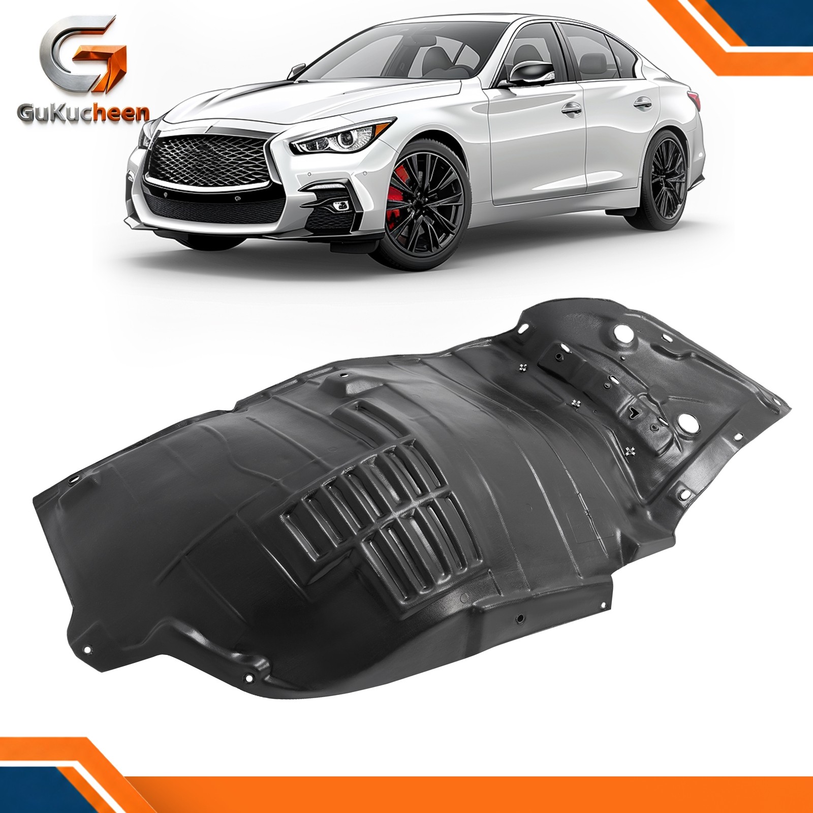 Front Driver Left Side Inner Fender Liner For 2014-2023 Infiniti