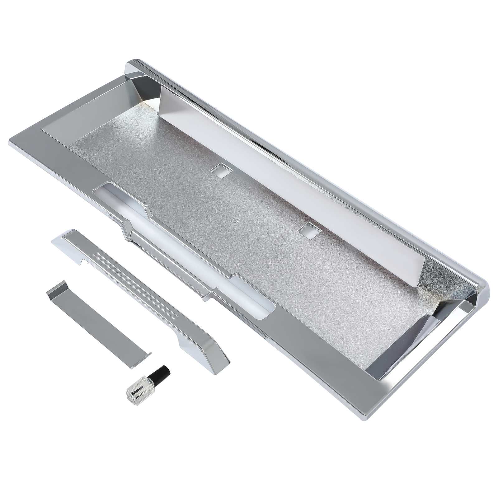 Rear License Plate Cap Trim Cover Frame W/ Handle For HUMMER H2