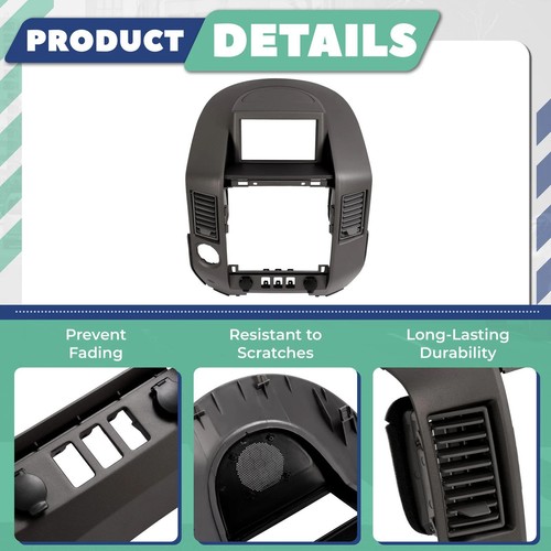 ABS Instrument Panel Lid Dash Console Radio Bezel For Nissan Titan