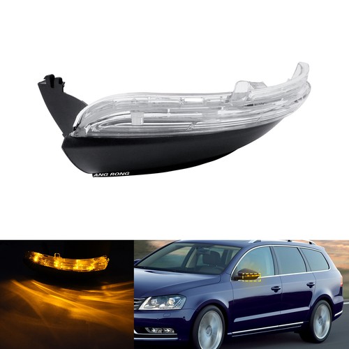 Left Passenger Side Mirror Indicator Lens & Cover For VW Passat B7 (2010-2015)