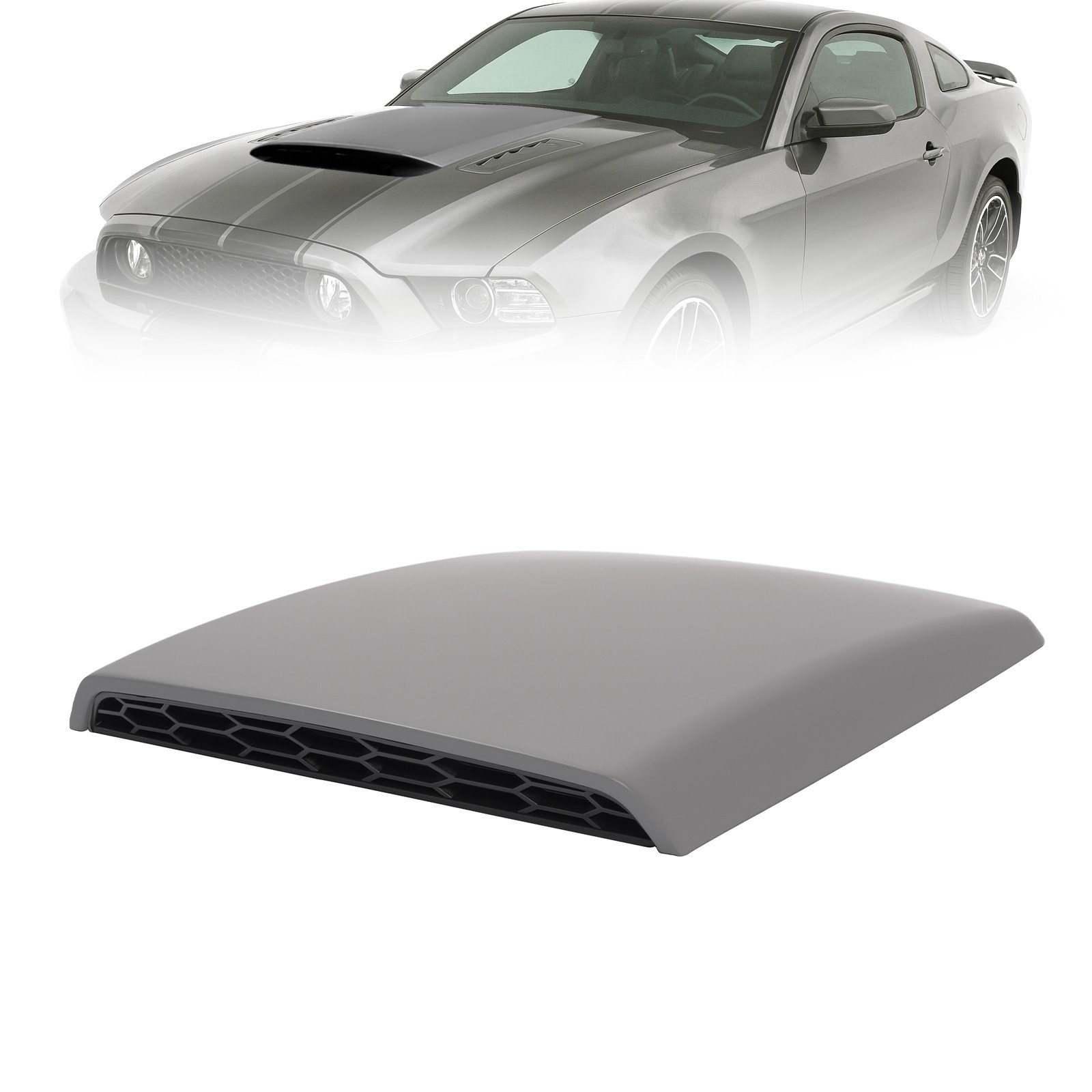 For 94-98 2005-2014 Ford Mustang GT Hood Vent Scoop w/ Honey Comb