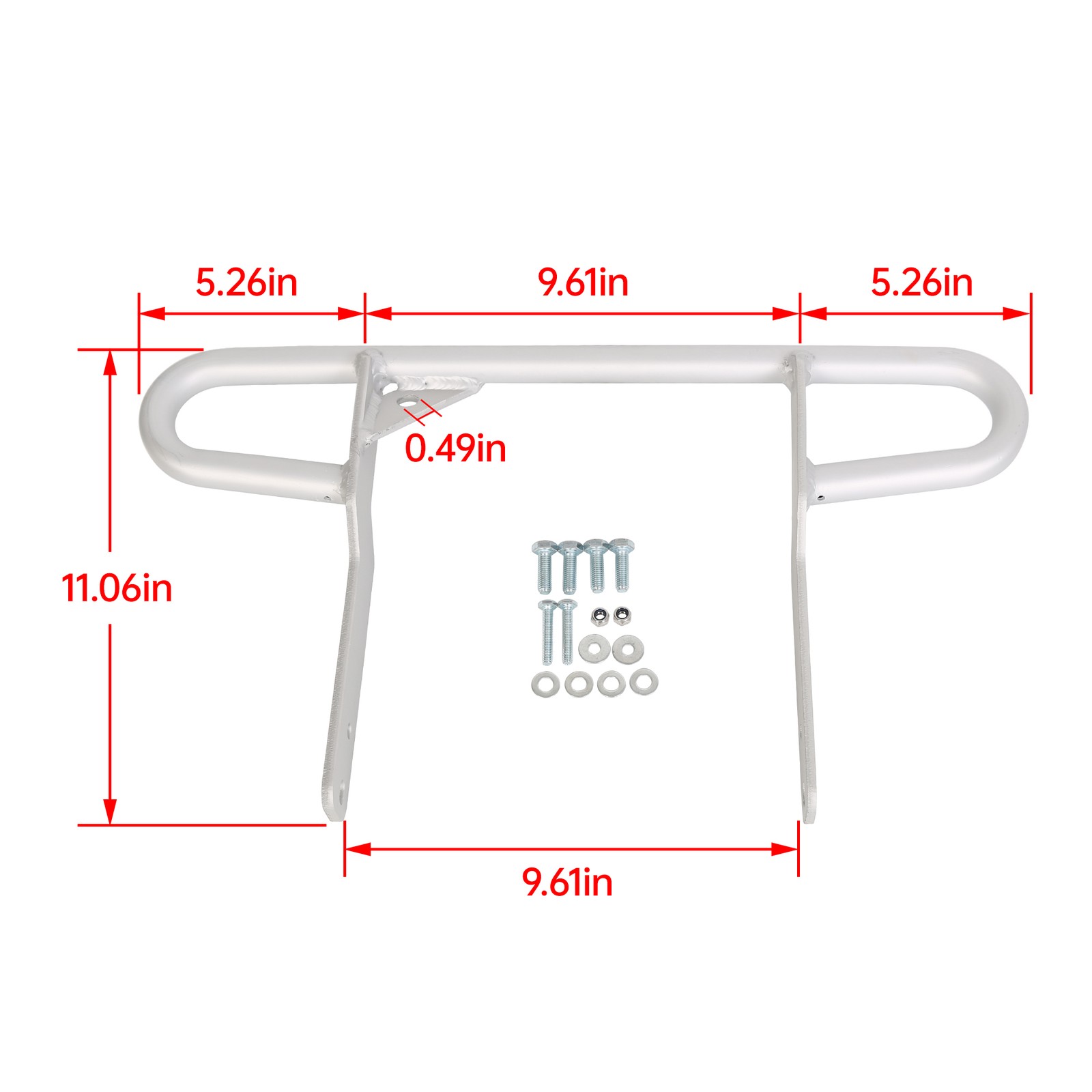For Yamaha Raptor 660 660R YFZ450 Aluminum Rear Steel Grab Bar
