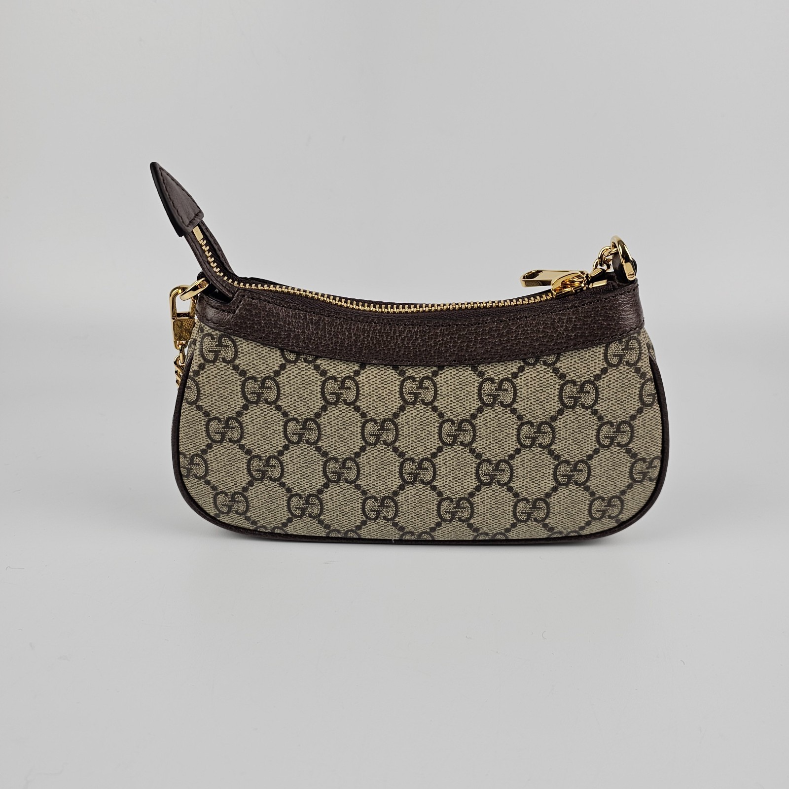 GUCCI Ophidia Mini Beige And Ebony GG Canvas Shoulder Bag | eBay