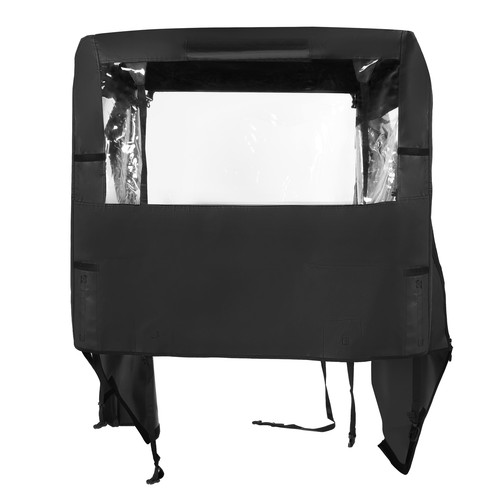 For Kawasaki Mule 600 610 4x4 XC KAF400 Black Soft Door Kit UTV