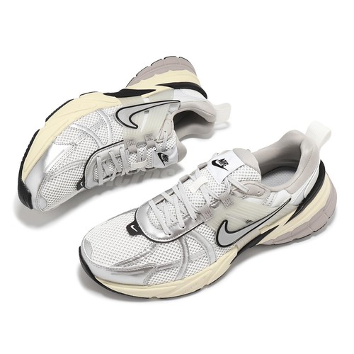 Nike V2K RUN Pure Platinum Metallic Silver Men Unisex Casual Shoes