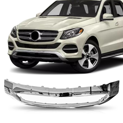 Bumper Front Lower Chrome Trim For 2016 GLE300d 2016-2018 Mercedes
