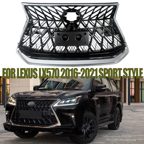 FIT 2016-2021 Lexus LX570 Luxury Grill Front Upper Grille w