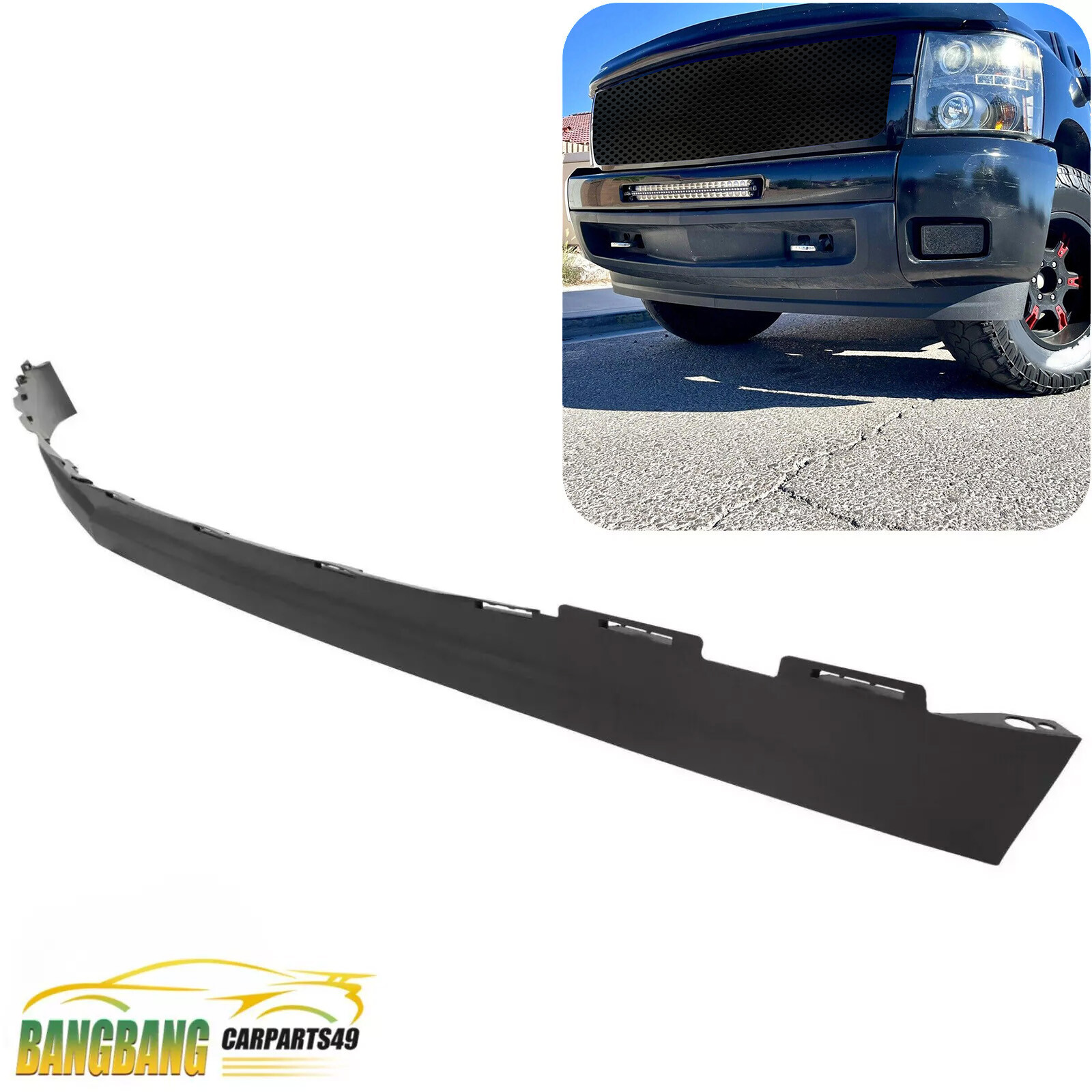 Front Primed Lower Valance Air Deflector For Silverado 1500 – GM1092168 / 14026798