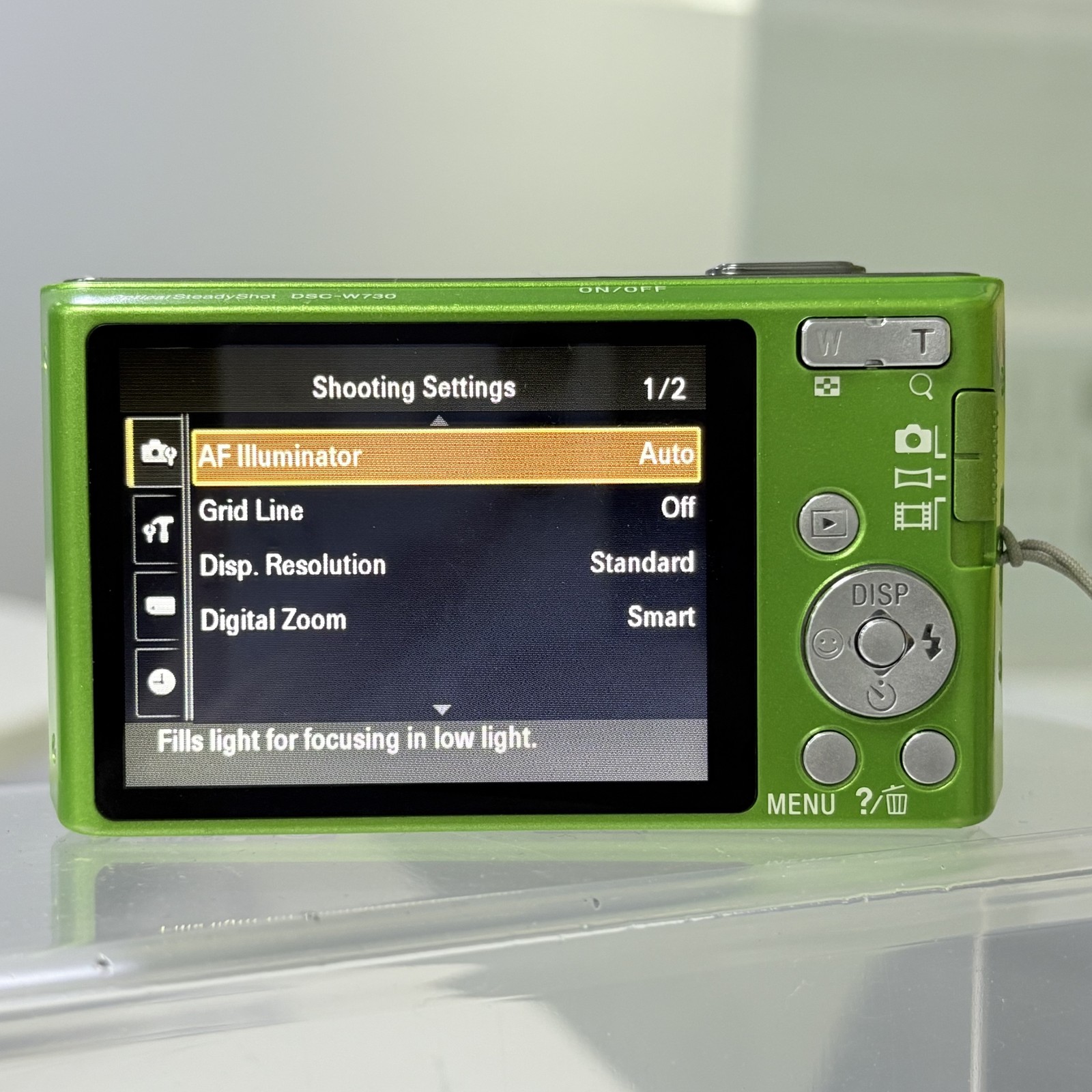 SONY Cyber-shot DSC-W730 green 16.1 MP Digital Camera 8x Zoom With