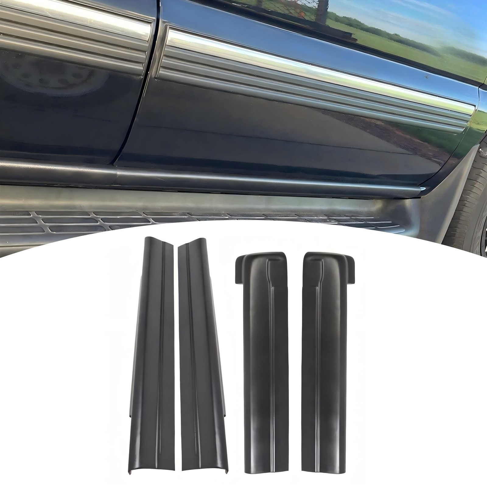 For 14068 Rocker Panels Covers For 99-06 Chevy Silverado GMC