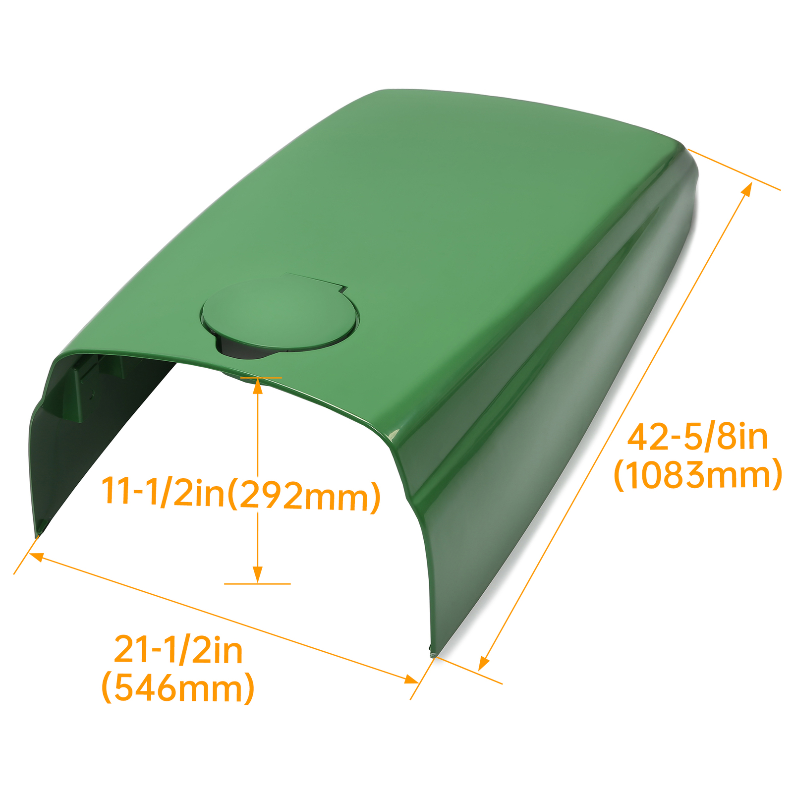 Tractor Upper Hood W/ Fuel Door For John Deere 4500 4600 4610 4700