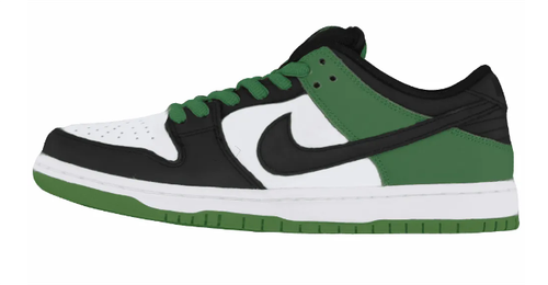 NIKE SB DUNK LOW PRO『CLASSIC GREEN』 Nike Dunk SB Pro 'Classic Green' Black and Green Toe Board Shoes