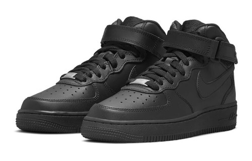 Level SS/New - Nike Air Force 1 LE Mid Triple Black - DH2933