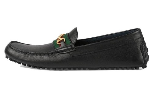 Gucci Driver Horsebit Loafer Men's Black 624698 1XH10 1066 | eBay