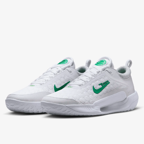 Nike Court Air Zoom NXT Tennis Shoes 'White/Kelly Green' (DV3276