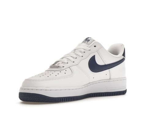 Nike Air Force 1 '07 White Midnight Navy FJ4146-104 Men's Sizes | eBay