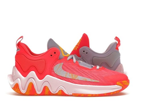 Nike Giannis Immortality 2 Mid Hot Punch Mismatched - DQ1943-600