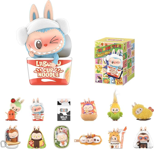 【ポップマート / POPMART】 labubu the monsters Authentic POP MART LABUBU THE MONSTERS Wacky Mart Series Confirmed