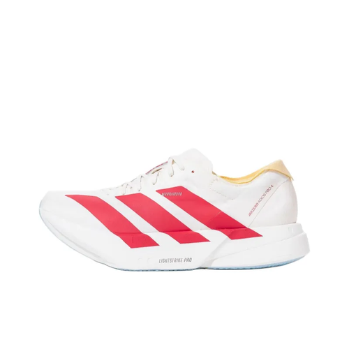 Adidas Adizero Adios Pro 4 Running Shoes White Red JR4542 Men's