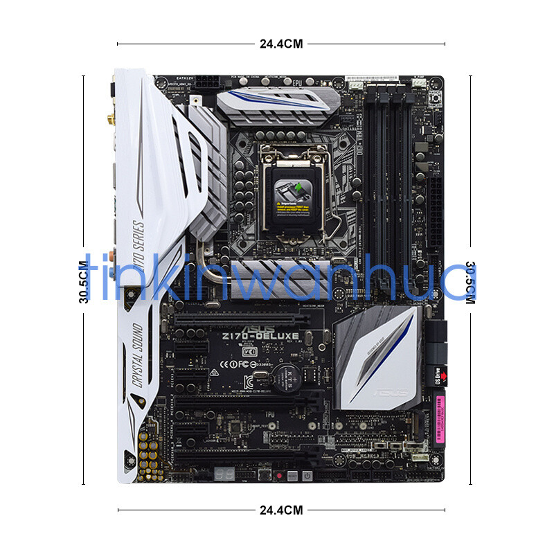 For ASUS Z170-DELUXE Intel Z170 DP+ 1×M.2 8×SATA III Motherboard