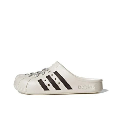 Adidas Adilette Clogs Slippers JH9849 Unisex White Black | eBay