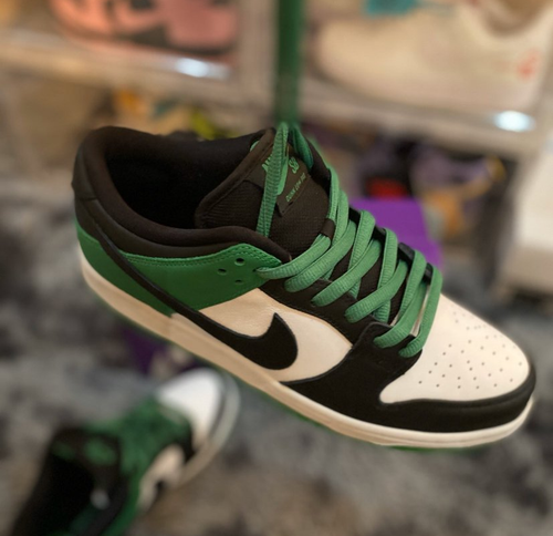 Nike Dunk SB Pro 'Classic Green' Black and Green Toe Board Shoes