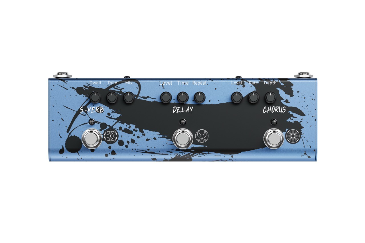 Donner X MIYAVI Multi Effects Pedal Chorus Delay Reverb 3-in-1