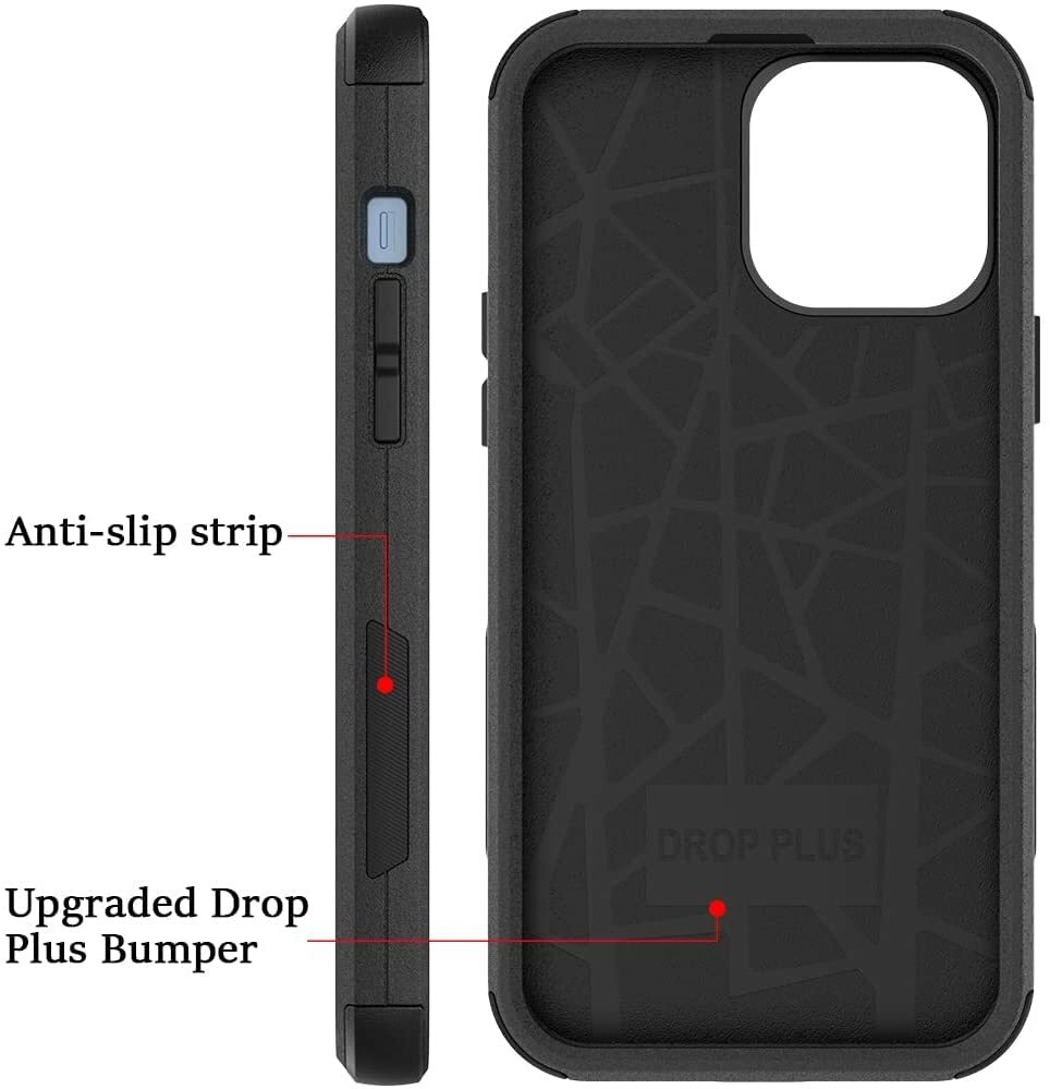 3 in 1 Shockproof Hybrid Case Cover For iPhone 15 14 13 12 11 Pro Max 6 7 8 X XS