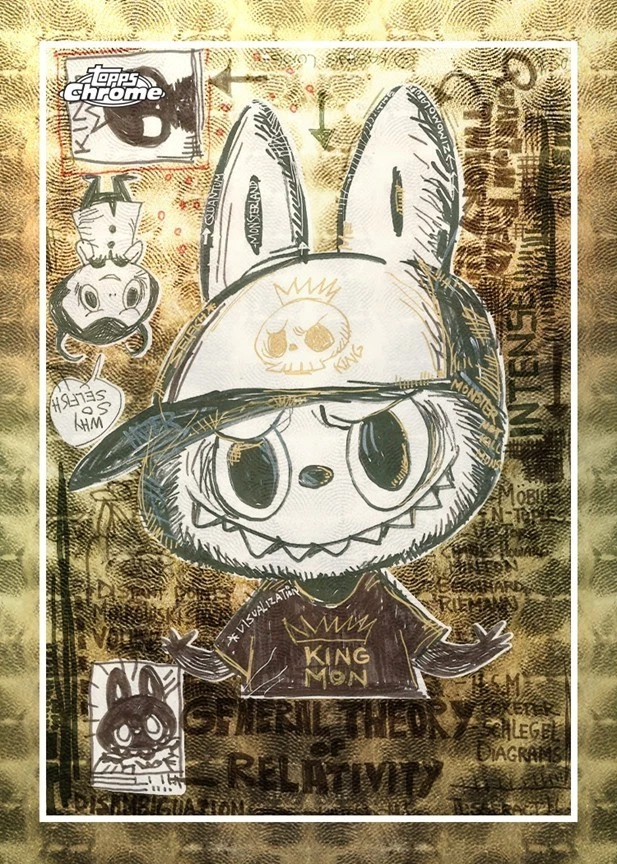 その他 PSA10 Topps Labubu MONSTERS BY MONSTERS Topps X THE MONSTERS LABUBU IN STOCK Chrome Series Trading Cards