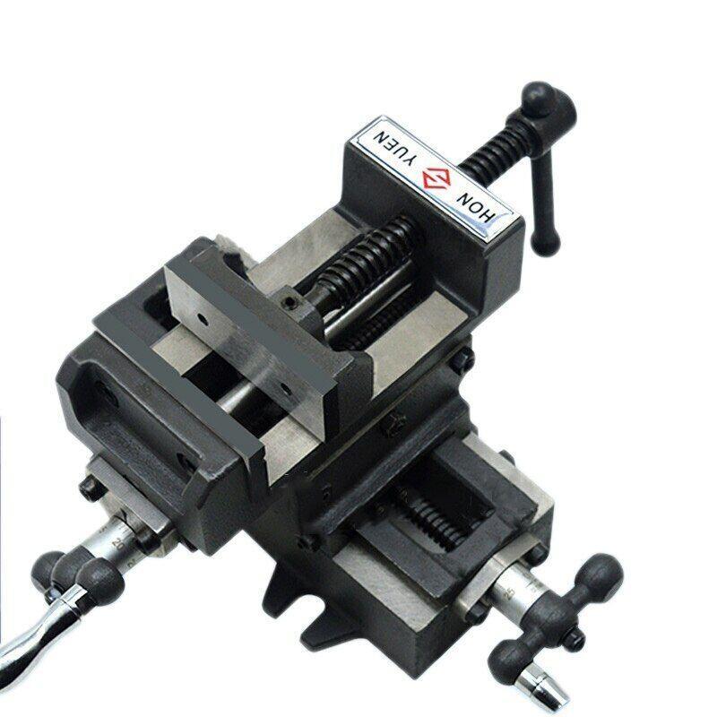 Two-way movable vise for bench drill, heavy duty work bench for milling machine