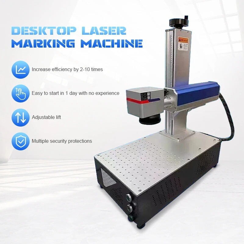 Letter Fiber Laser Marking Engraving Machine Stainless Steel Marking Machine