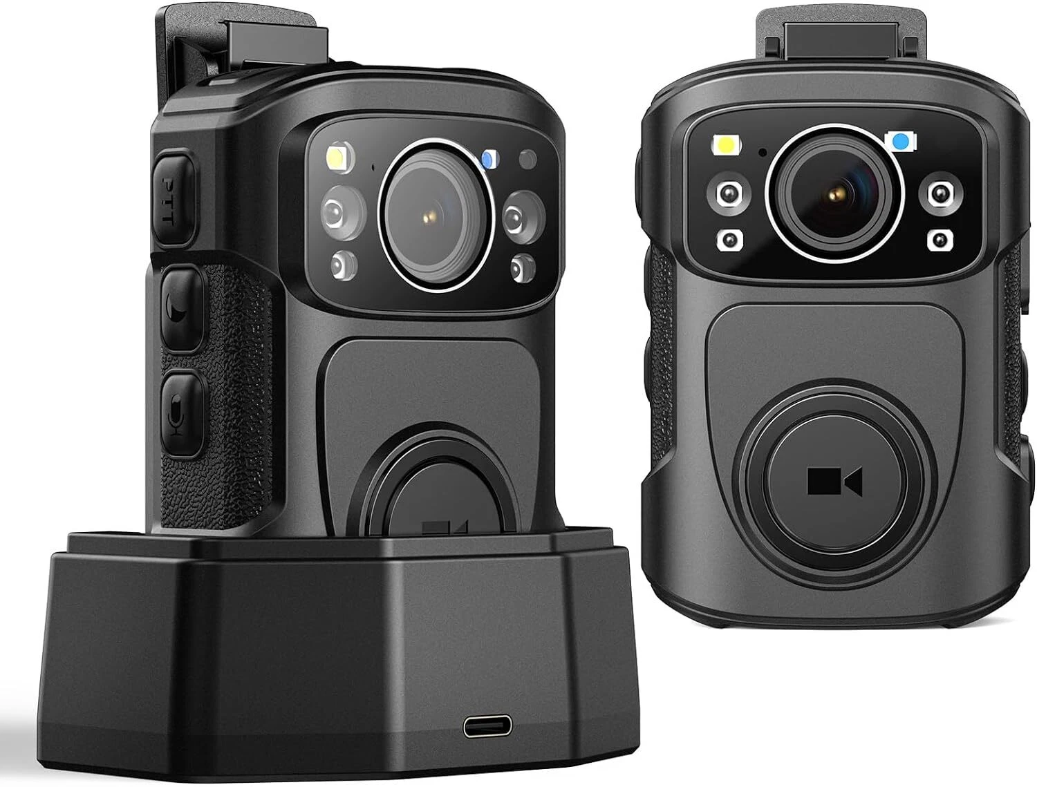 BOBLOV 4K Body Camera Police Security Camera 256G w/ Night Vision&GPS Police Cam