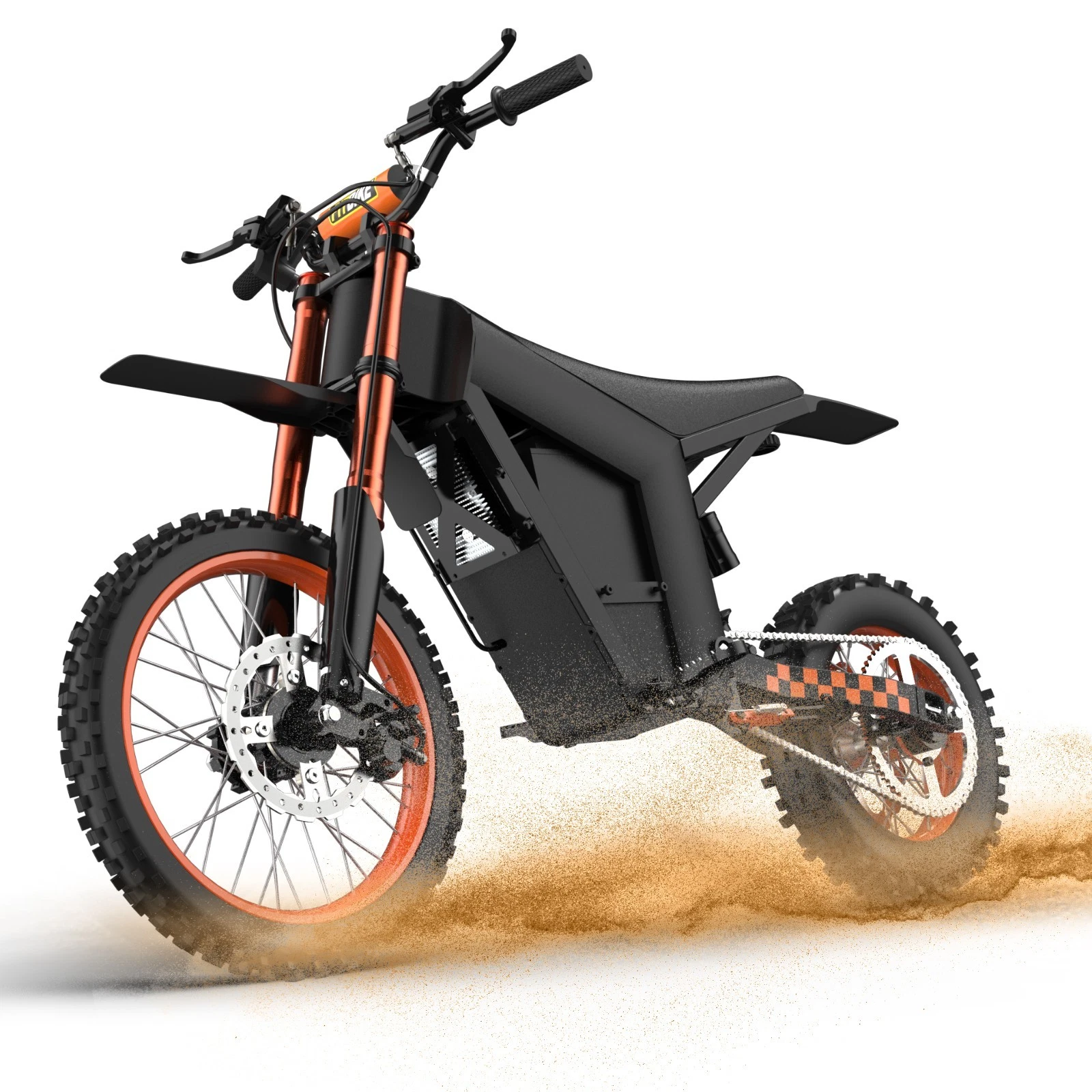 3000W Adult Electric Dirt Bike Mountain Motorcycle 48V 21AH 40MPH
