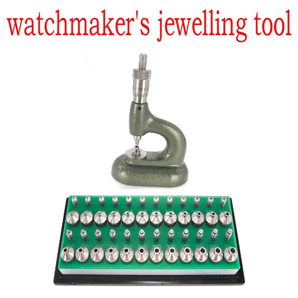 Watch Repair Tool Watch Case Closer With 48Pcs Dies Watchmaker Jewelling Tool