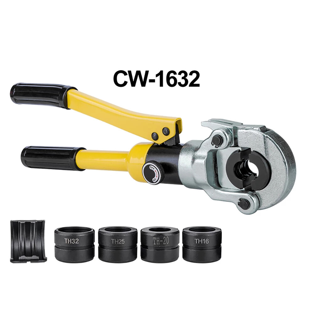 CW-1632 Hydraulic Pex Pipe Aluminum Plastic Pipe Tube Crimping Tool Floor Heatin