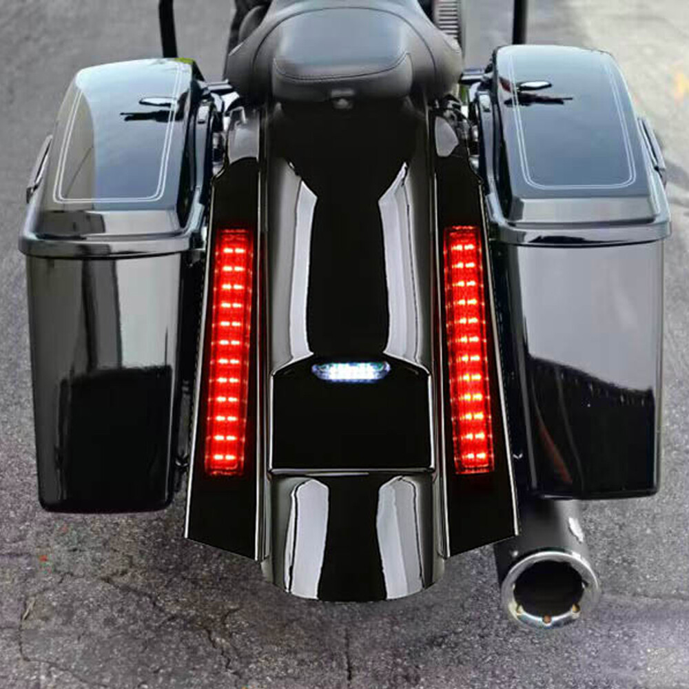 LED Stretched Extended CVO Rear Fender For Harley Road Glide King