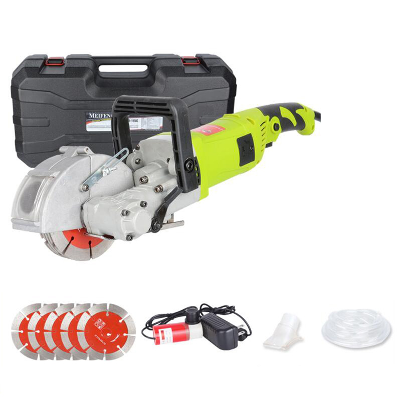 220V Wall Slotting Machine 4KW 33MM Electric Wall Chaser Groove Cutting Machine