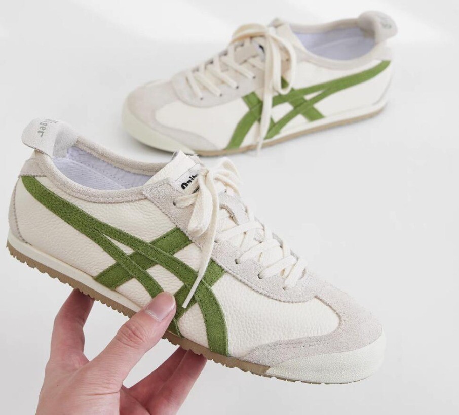 Classic Unisex Onitsuka Tiger MEXICO66 White Birch/Green Athletic