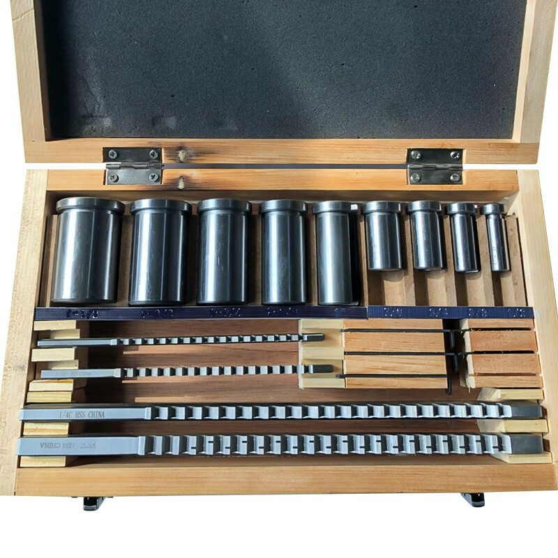 Keyway Broach Cutter B C PushType Shim Cutting Tool Metalworking 18pc HSS Metric