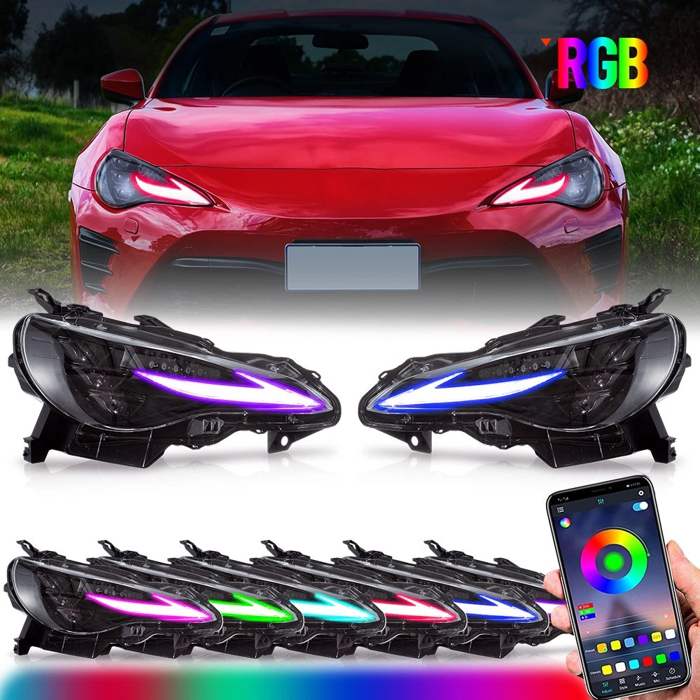 thumbnail image 2 of VLAND 3D LED DRL Projector Headlights For Toyota 86 GTS / Subaru BRZ (2012-2020) – Black Housing 2 of 2