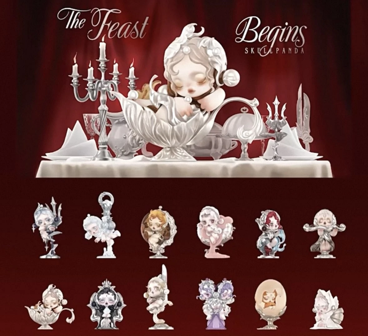 Authentic Skullpanda The Feast Begins Series Figures Blind Box