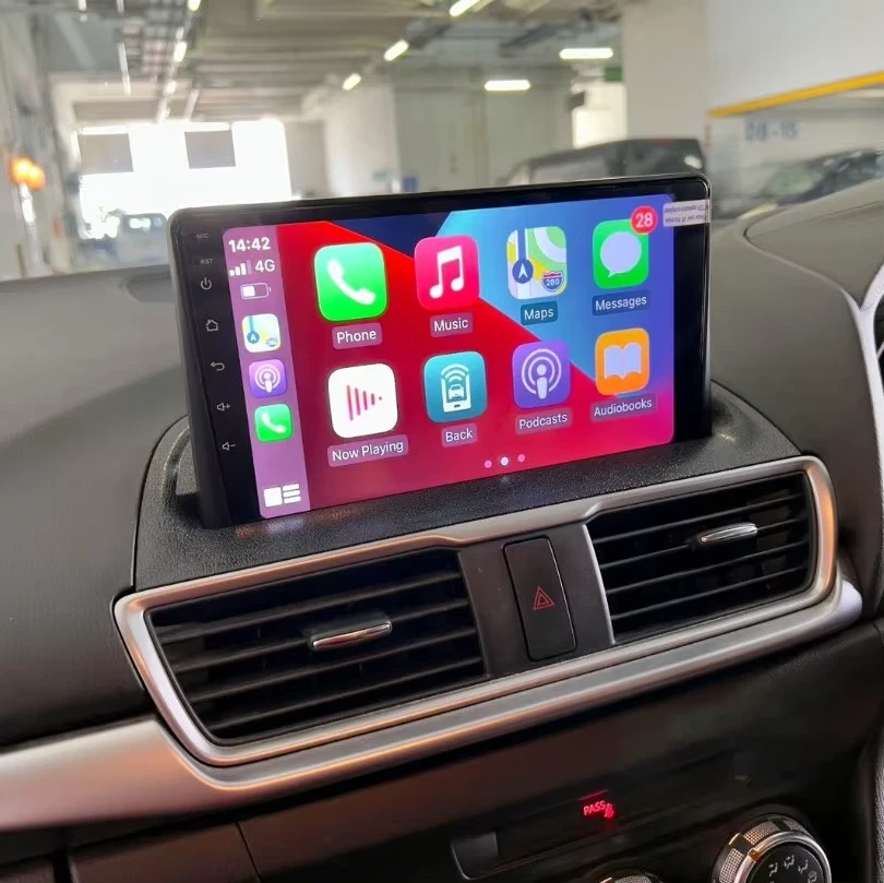 Apple Carplay For Mazda 3 2014-2018 GPS Navigation Android 12 Car