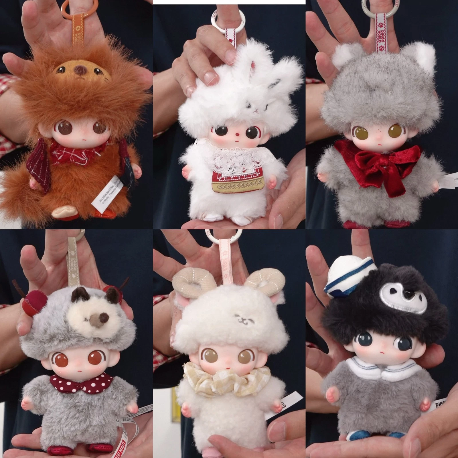 Dimoo Secret Theater Club Confirmed Blind Box Plush Keychain