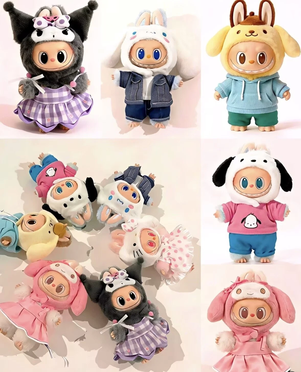 POP MART THE MONSTERS × Sanrio Characters Series Vinyl Plush